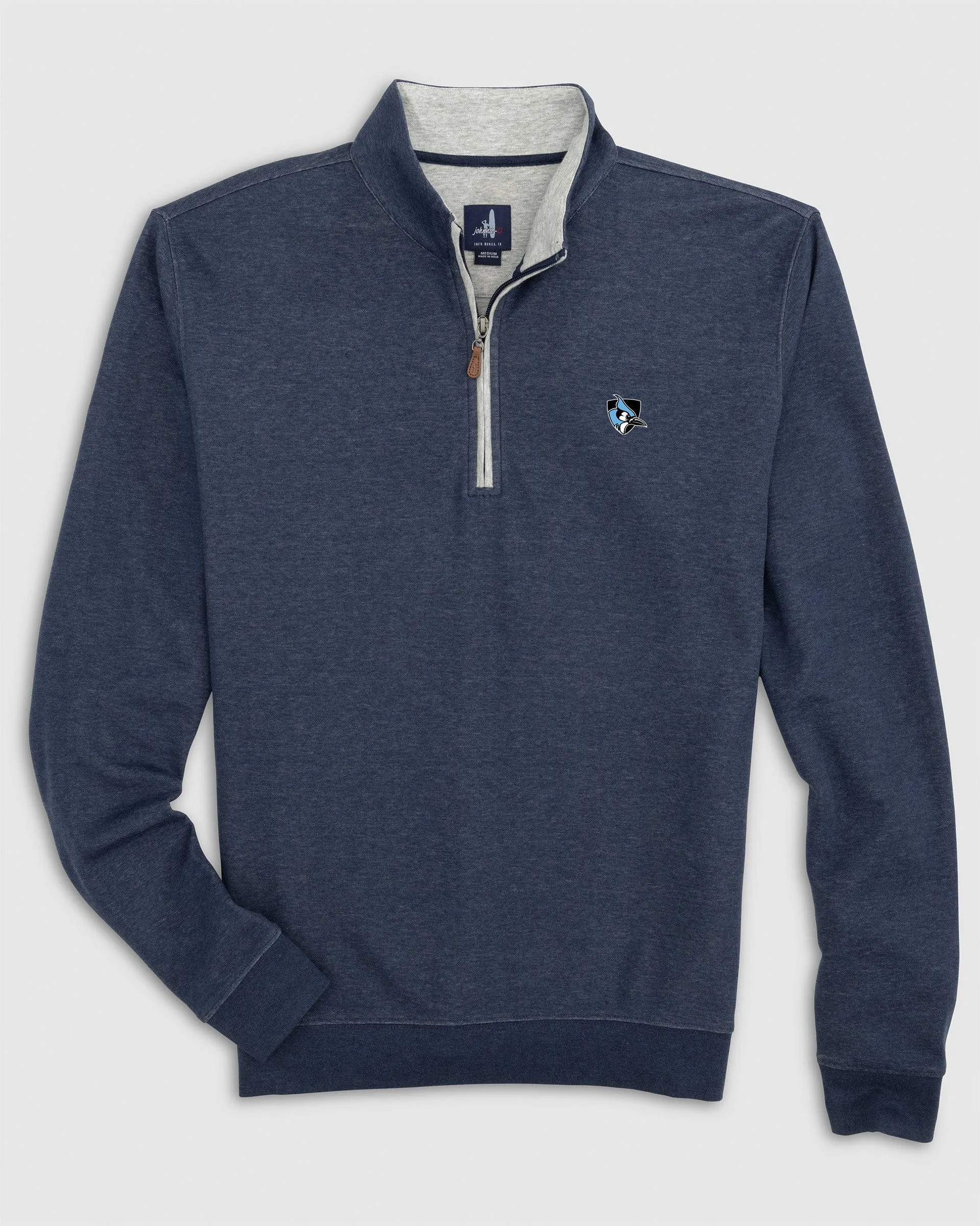 Johns Hopkins Sully 1/4 Zip - Athletic Logo sold by Johnnie-O