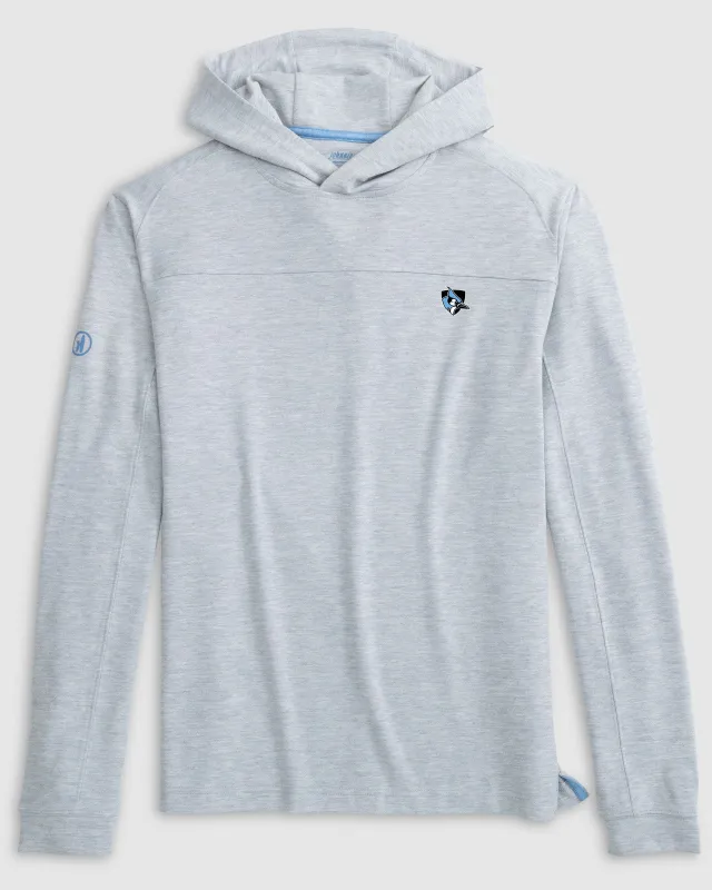 Johns Hopkins Remmy Lightweight Performance Hoodie- Athletic Logo sold by Johnnie-O