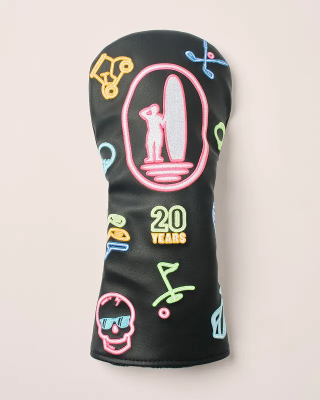SWAG Golf x Johnnie-O Driver Cover - Neon Nights sold by Johnnie-O