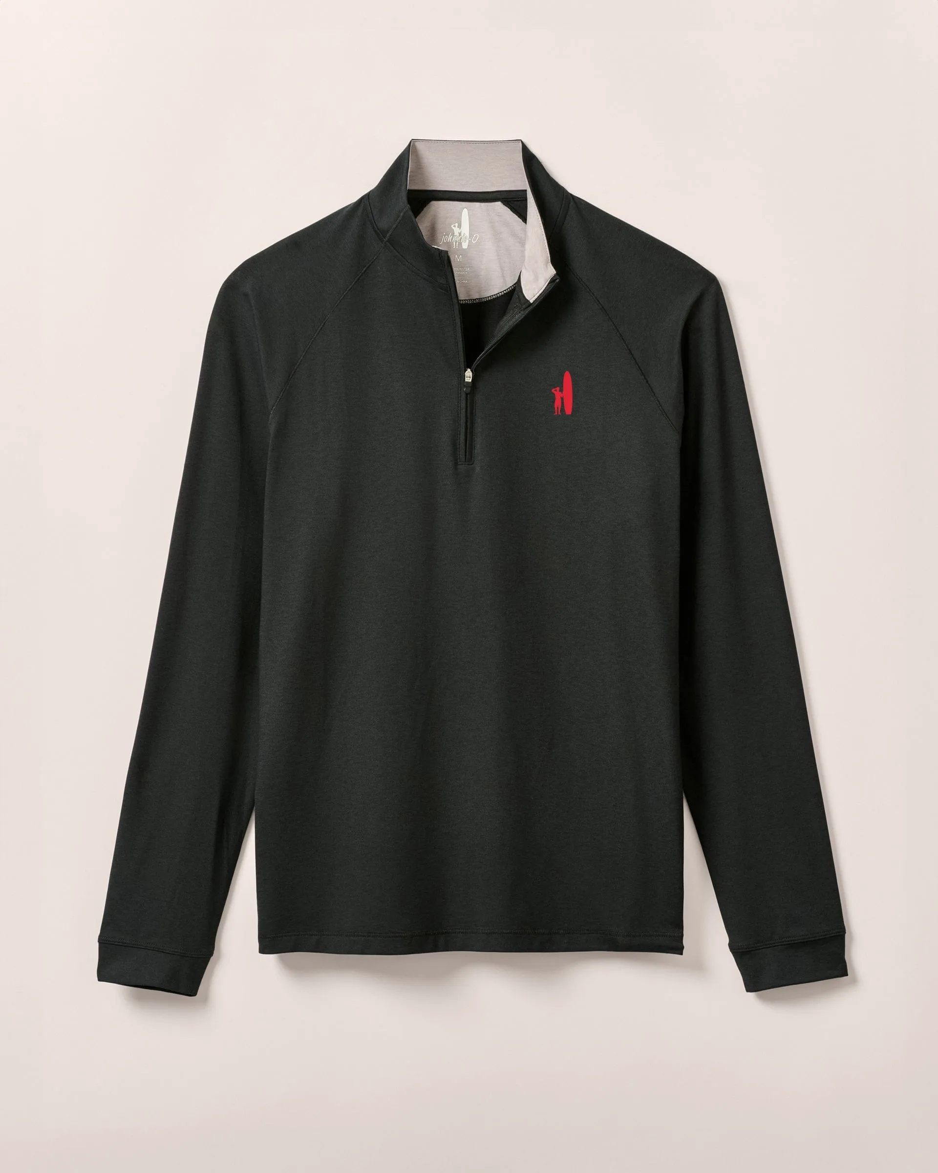 Custom Surfer Logo Freeborne Performance 1/4 Zip Pullover sold by Johnnie-O