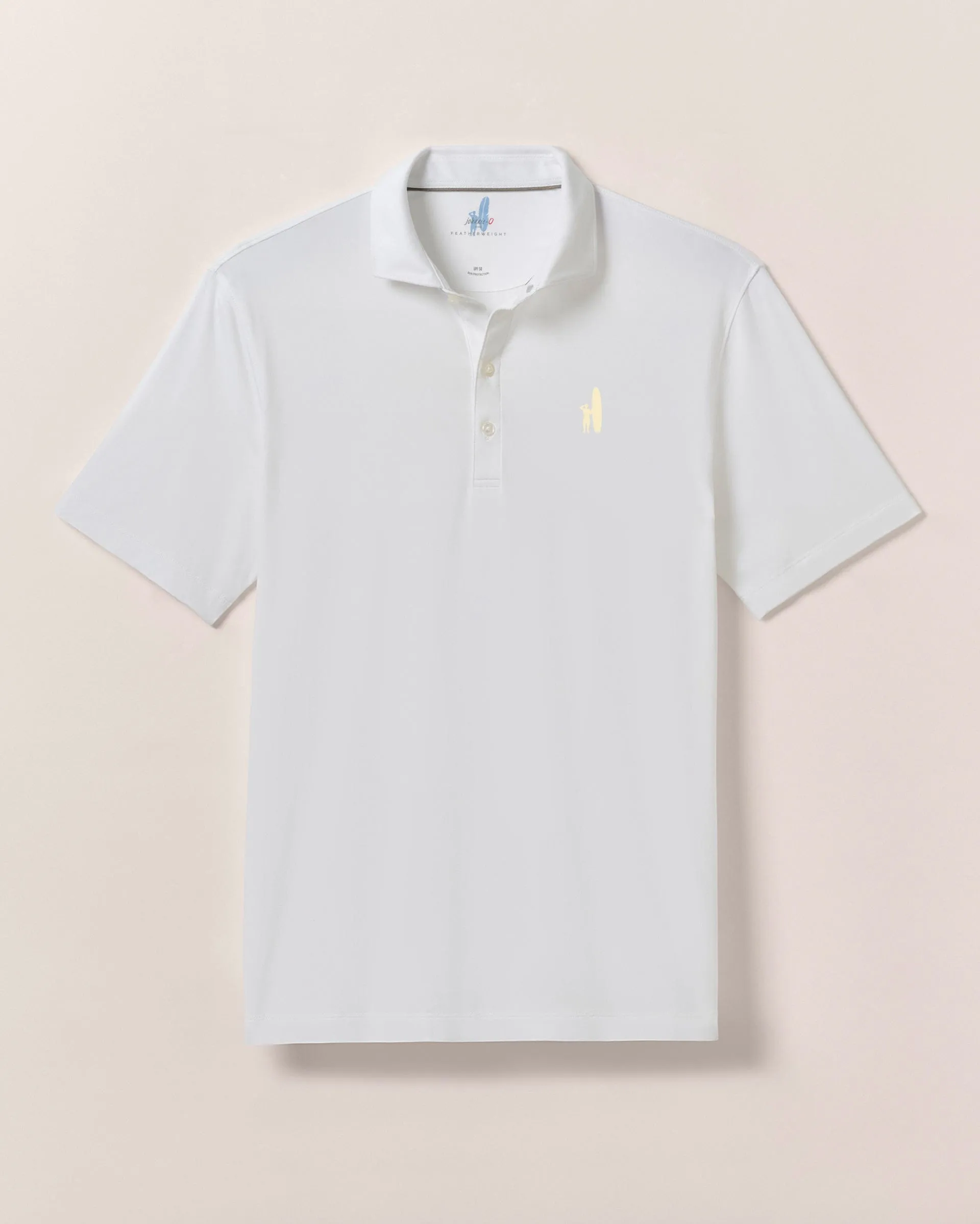Custom Surfer Logo Huronn Featherweight Performance Polo sold by Johnnie-O