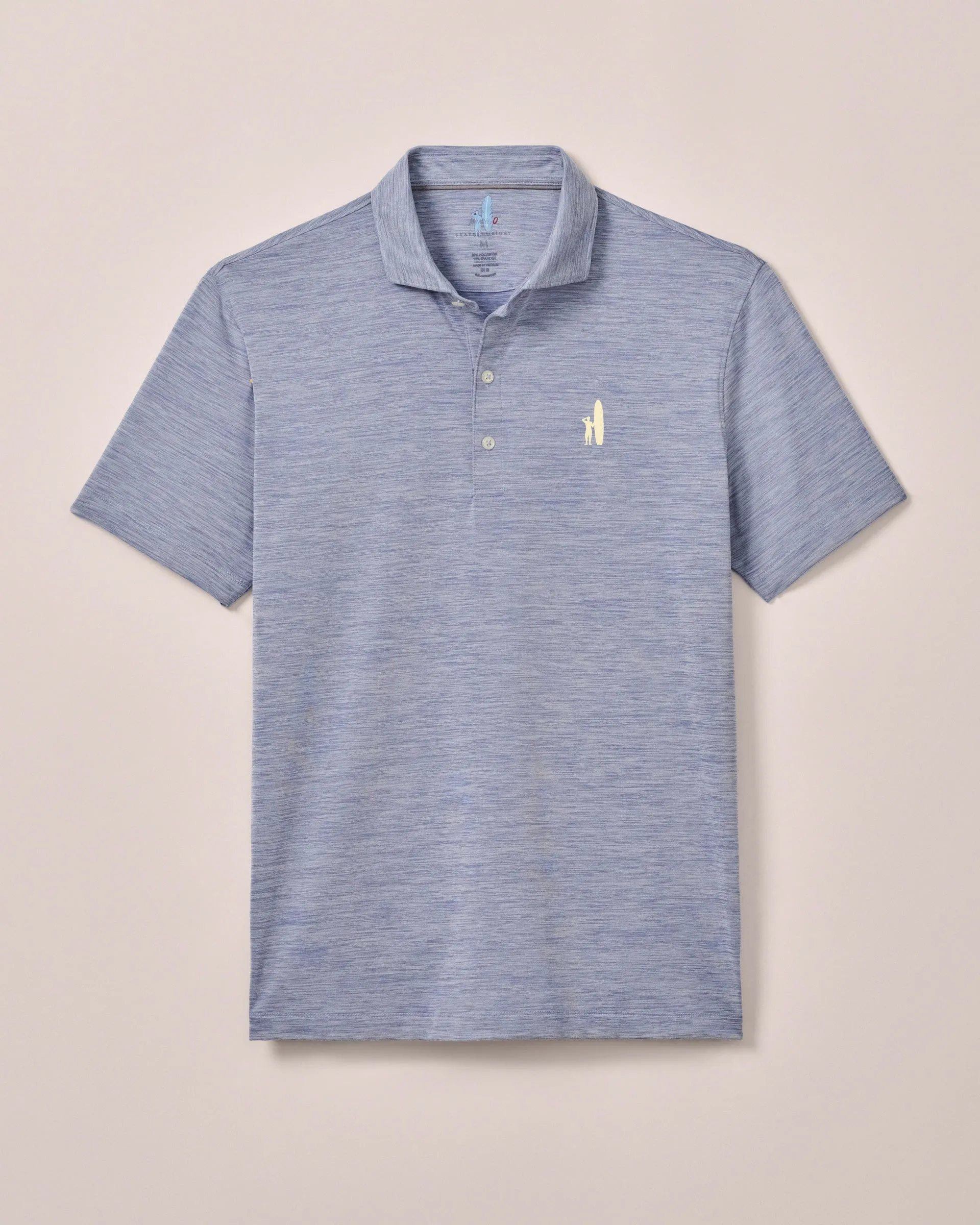 Custom Surfer Logo Huronn Featherweight Performance Polo sold by Johnnie-O product image thumbnail 5