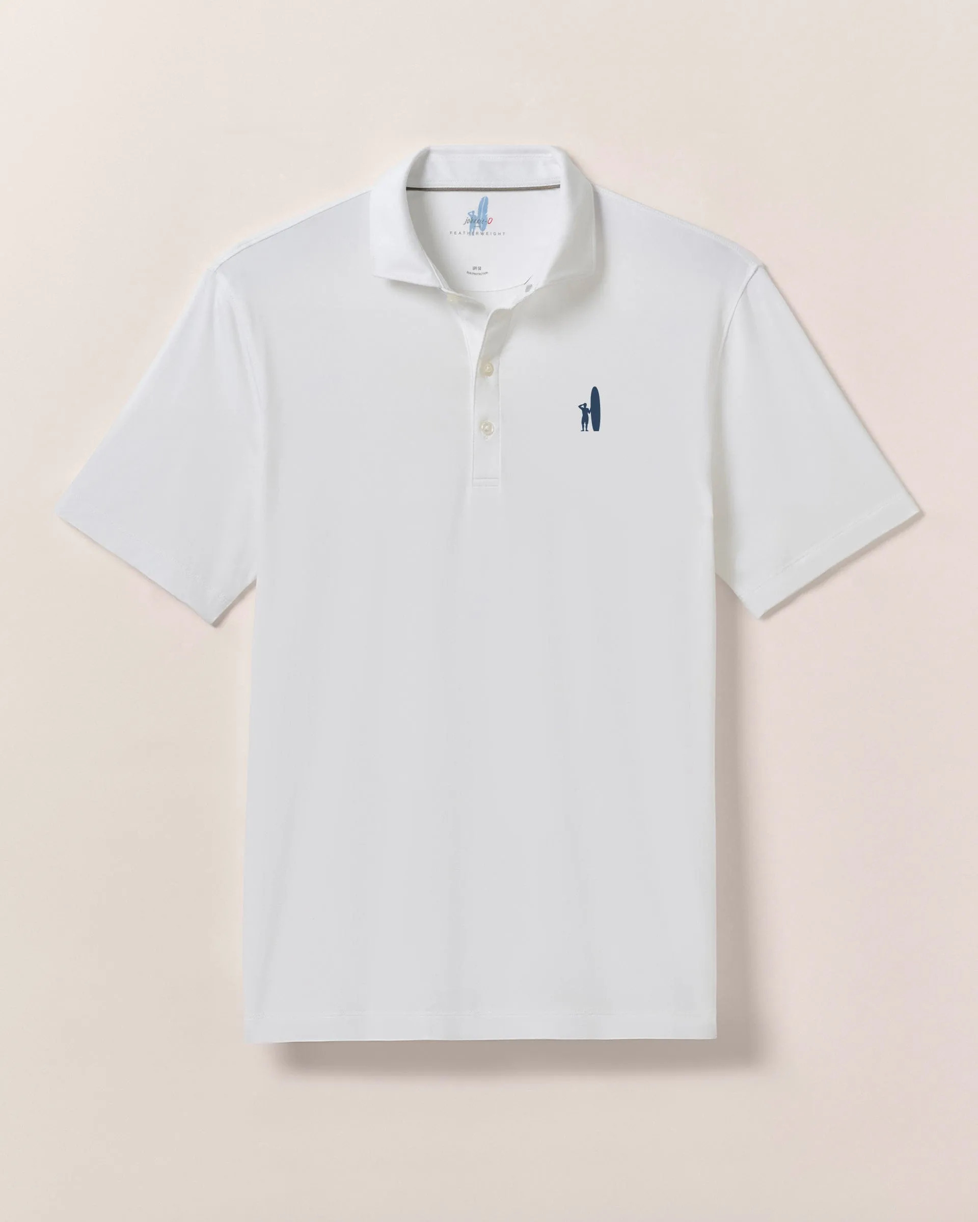 Custom Surfer Logo Huronn Featherweight Performance Polo sold by Johnnie-O product image thumbnail 3