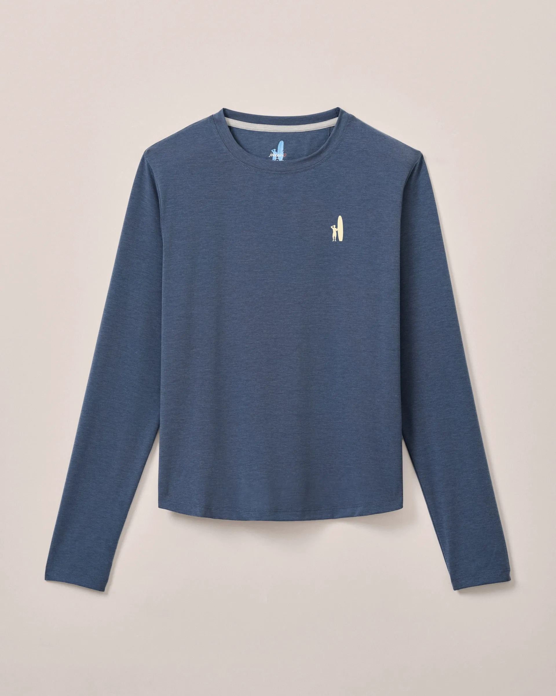 Women's Custom Surfer Logo Course Performance Long Sleeve T-Shirt sold by Johnnie-O product image thumbnail 2