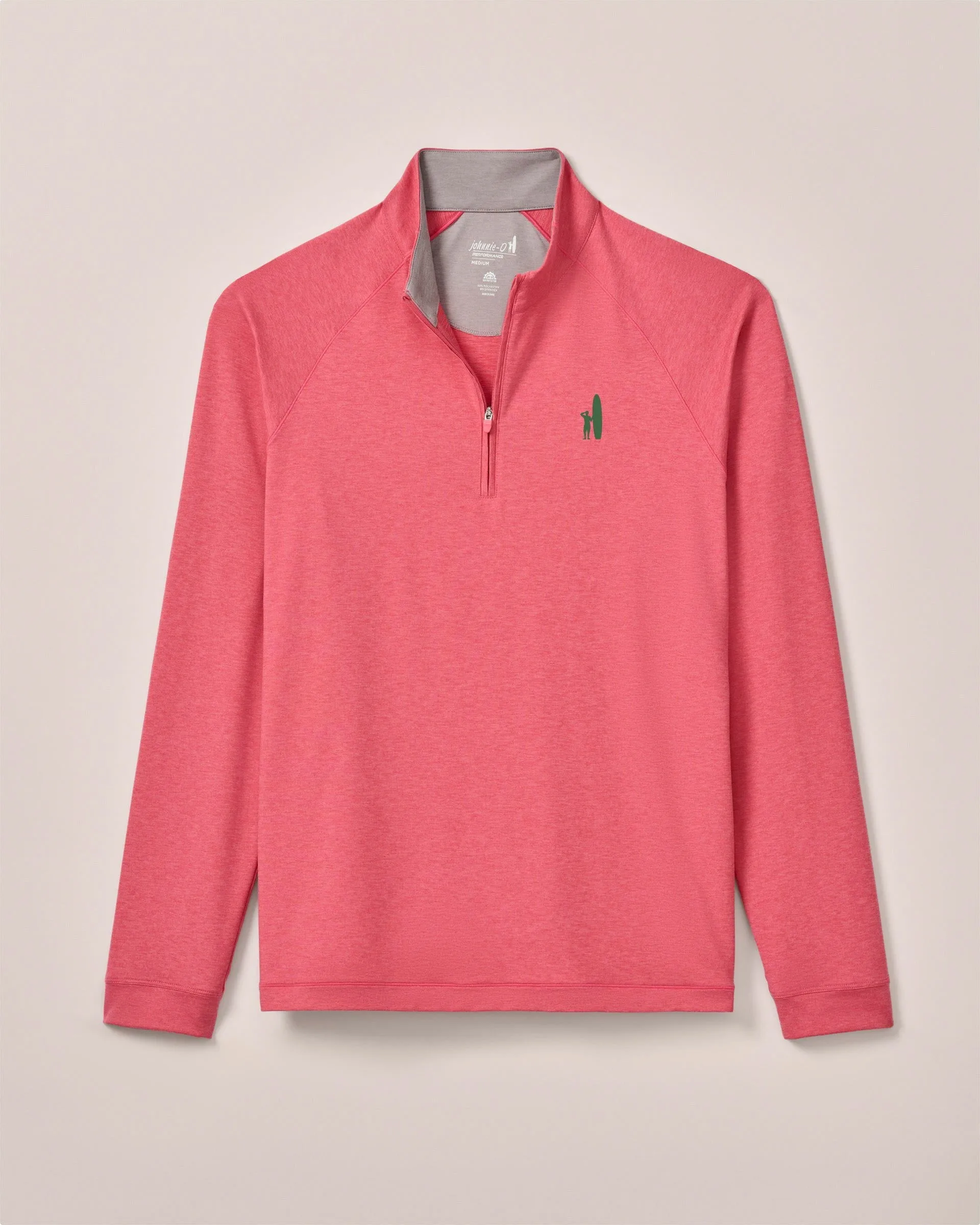 Custom Surfer Logo Freeborne Performance 1/4 Zip Pullover sold by Johnnie-O