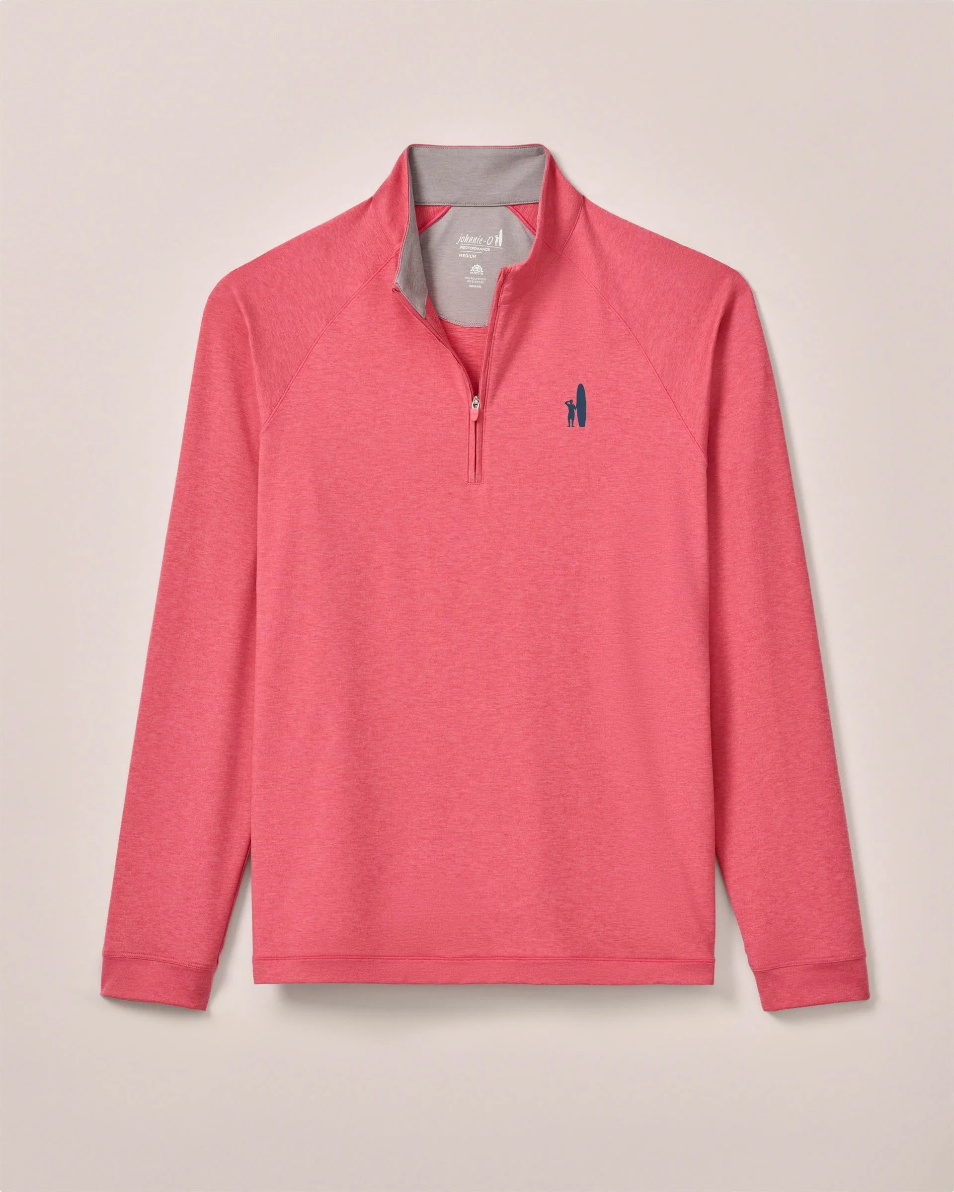 Custom Surfer Logo Freeborne Performance 1/4 Zip Pullover sold by Johnnie-O