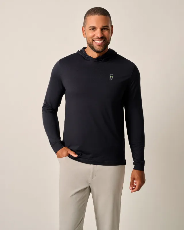 SWAG Golf x Johnnie-O Talon Performance Hoodie-Melting Skull sold by Johnnie-O