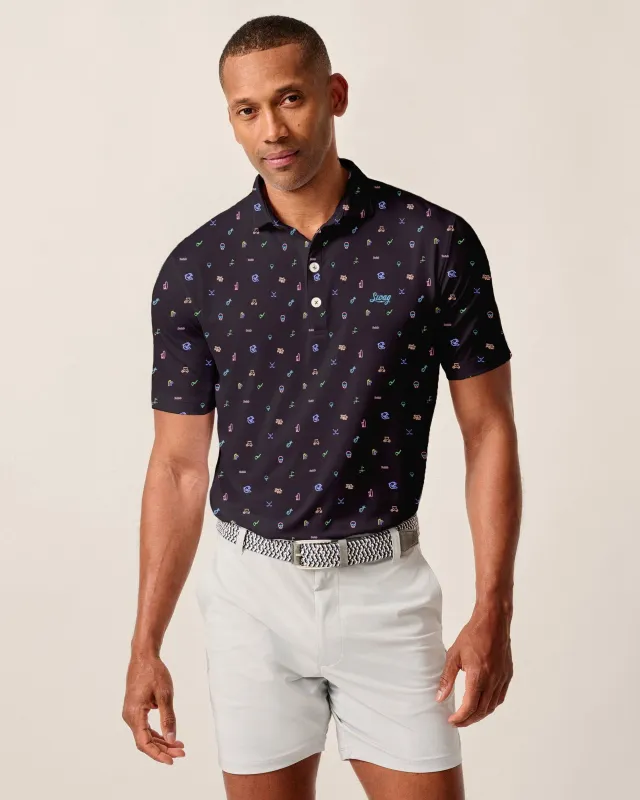 SWAG Golf x Johnnie-O Performance Polo - Neon Nights sold by Johnnie-O