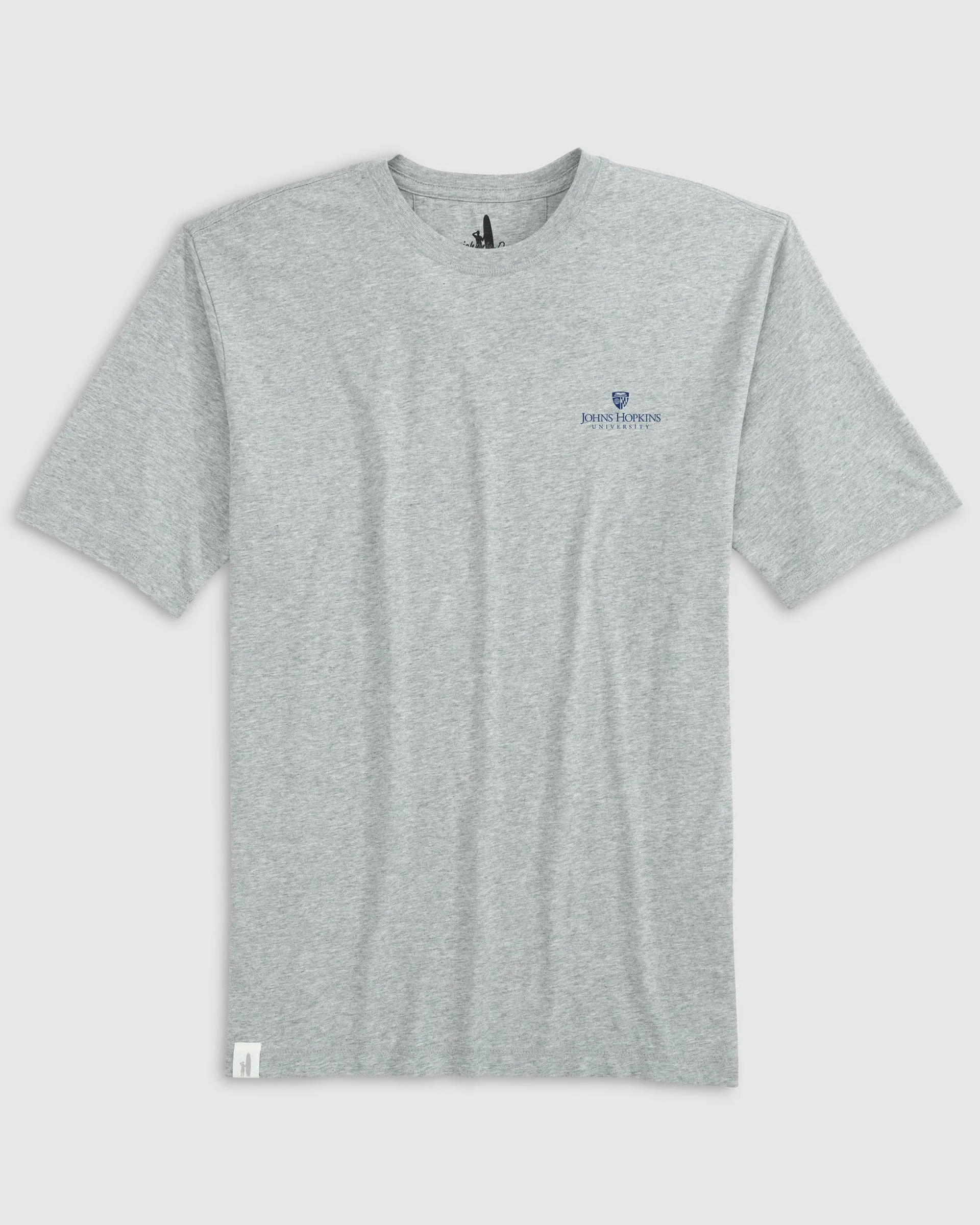 Johns Hopkins Heathered Spencer Cotton T-Shirt sold by Johnnie-O product image thumbnail 2