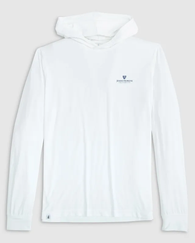 Johns Hopkins Talon Performance Hoodie sold by Johnnie-O