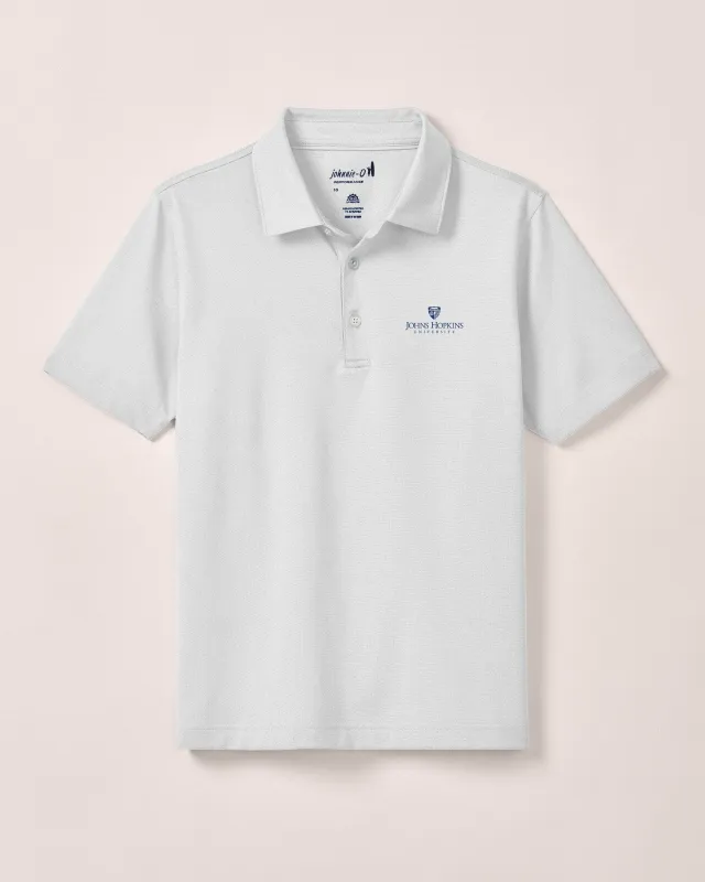 Johns Hopkins Birdie Jr. Jersey Performance Polo sold by Johnnie-O