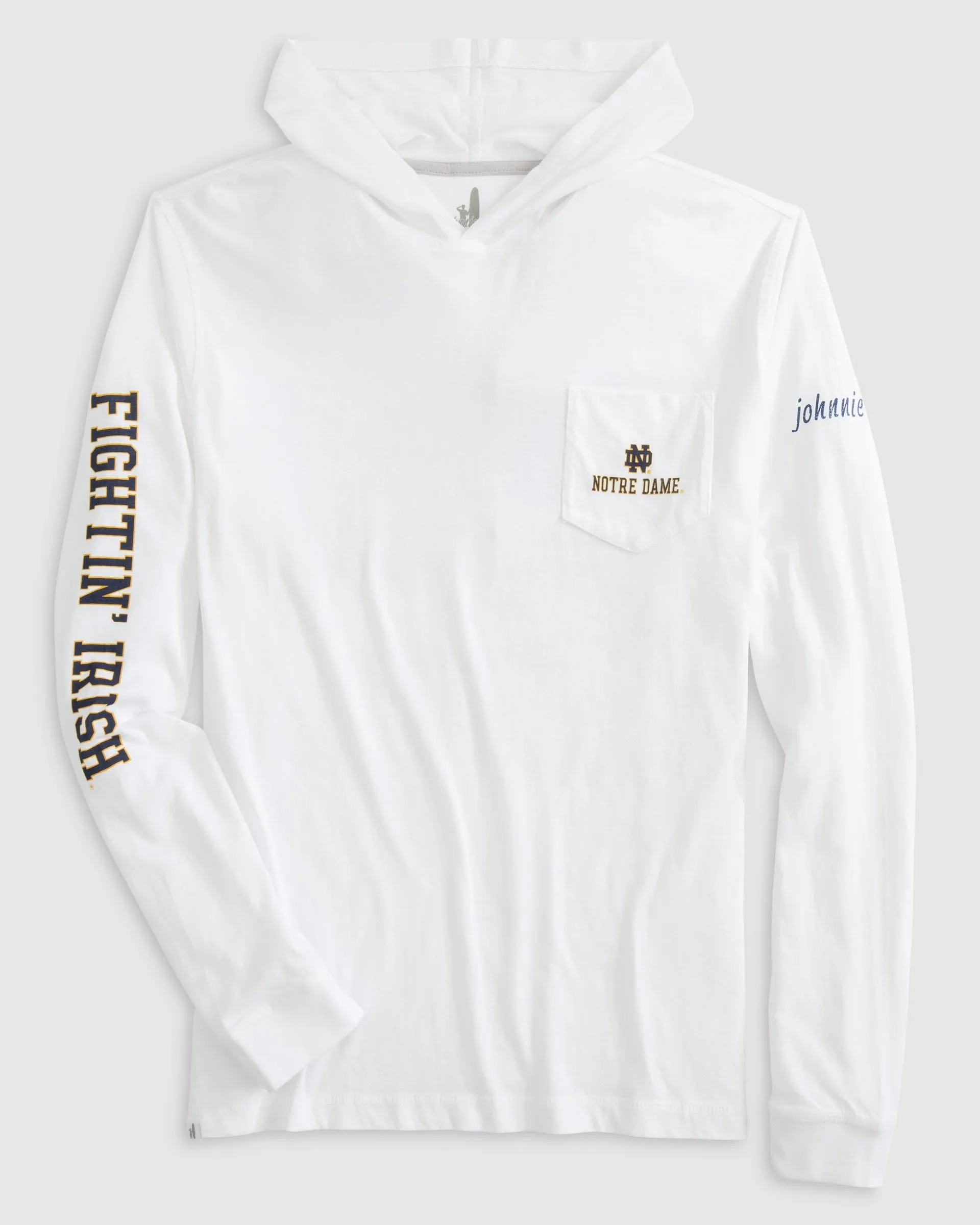 Notre Dame Edison T-Shirt Hoodie sold by Johnnie-O