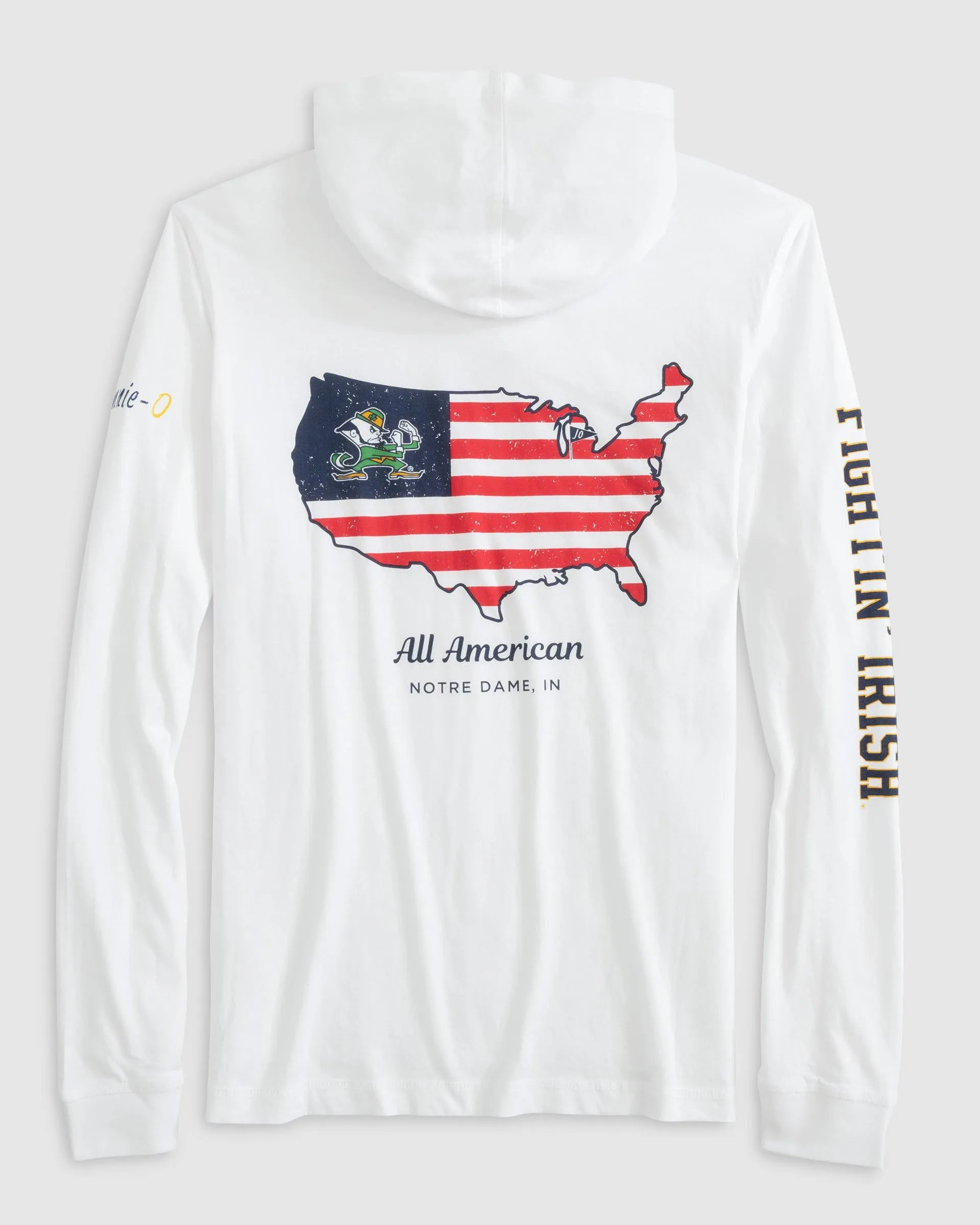 Notre Dame Edison T-Shirt Hoodie sold by Johnnie-O product image thumbnail 2