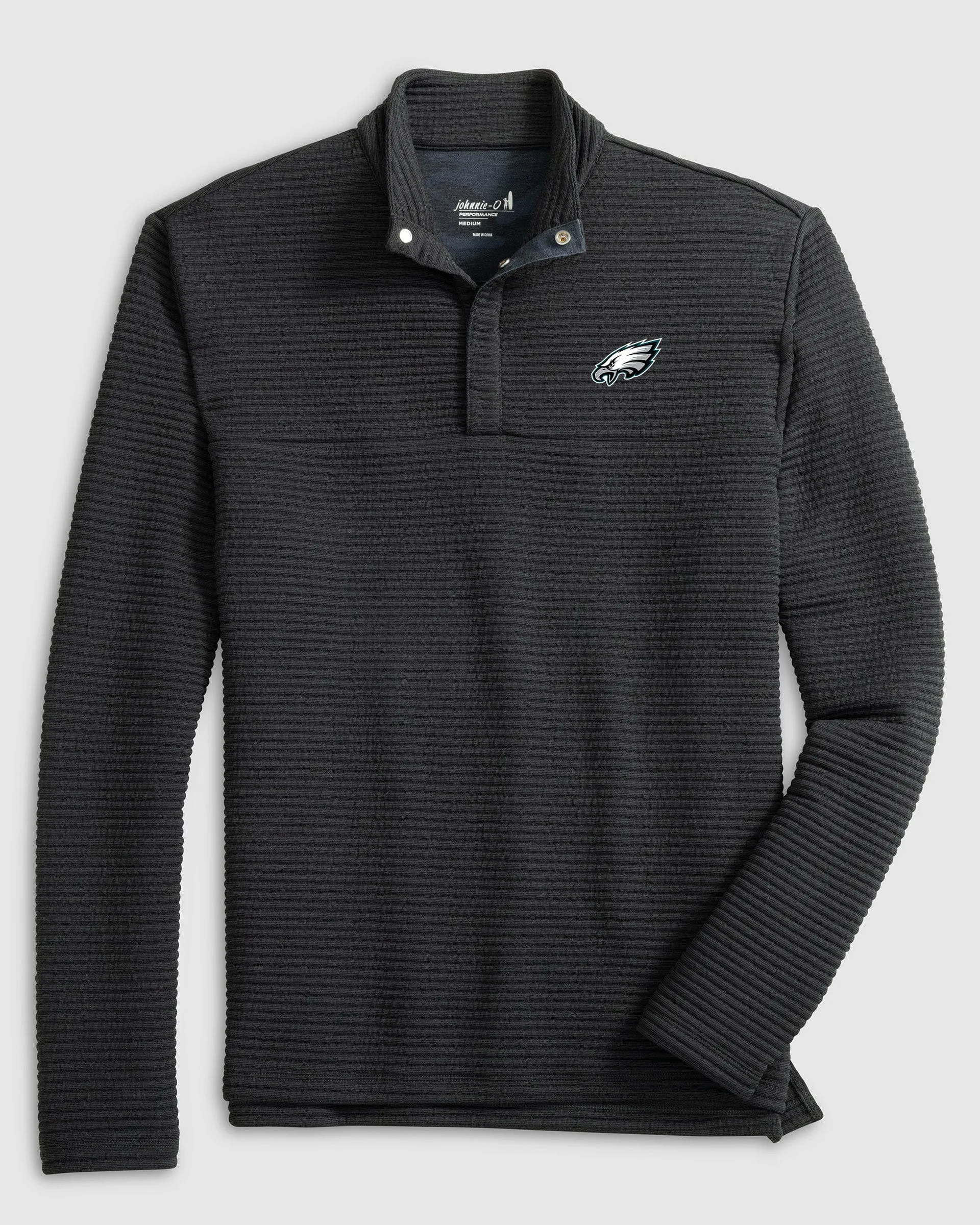Philadelphia Eagles Benjy Snap 1/4 Zip Pullover sold by Johnnie-O