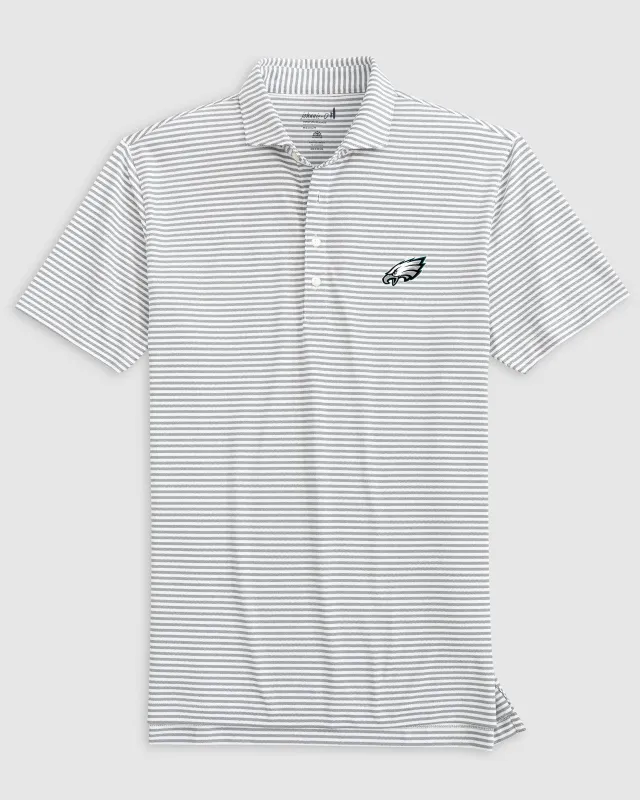 Philadelphia Eagles Stetsons Performance Mesh Polo sold by Johnnie-O