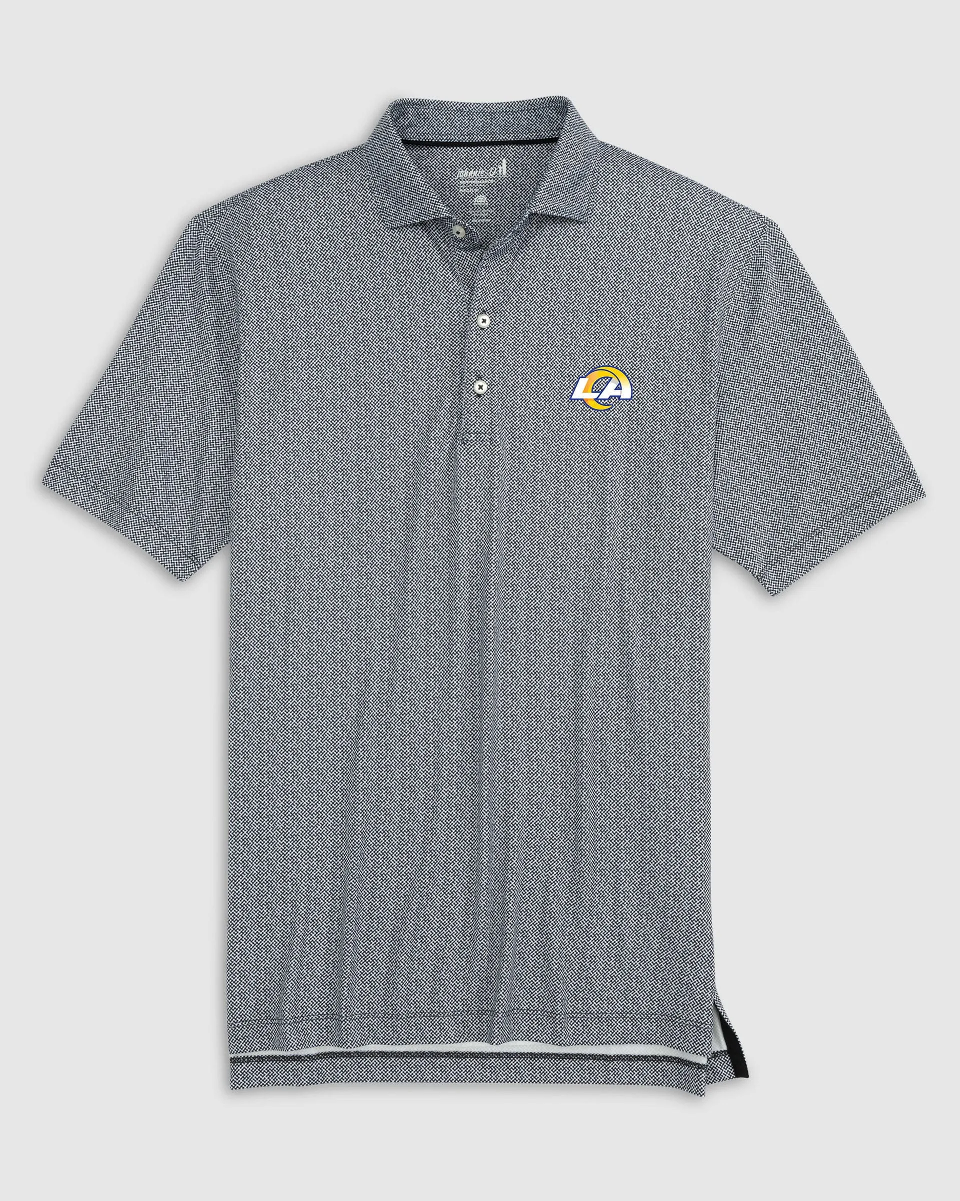 Los Angeles Rams Hinson Performance Jersey Polo sold by Johnnie-O