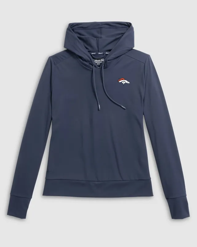 Women's Denver Broncos Nalla Performance Hoodie sold by Johnnie-O