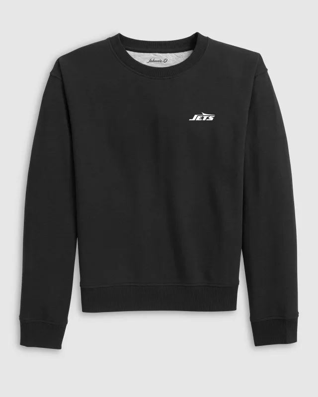Women's New York Jets Penny Crewneck Sweatshirt sold by Johnnie-O