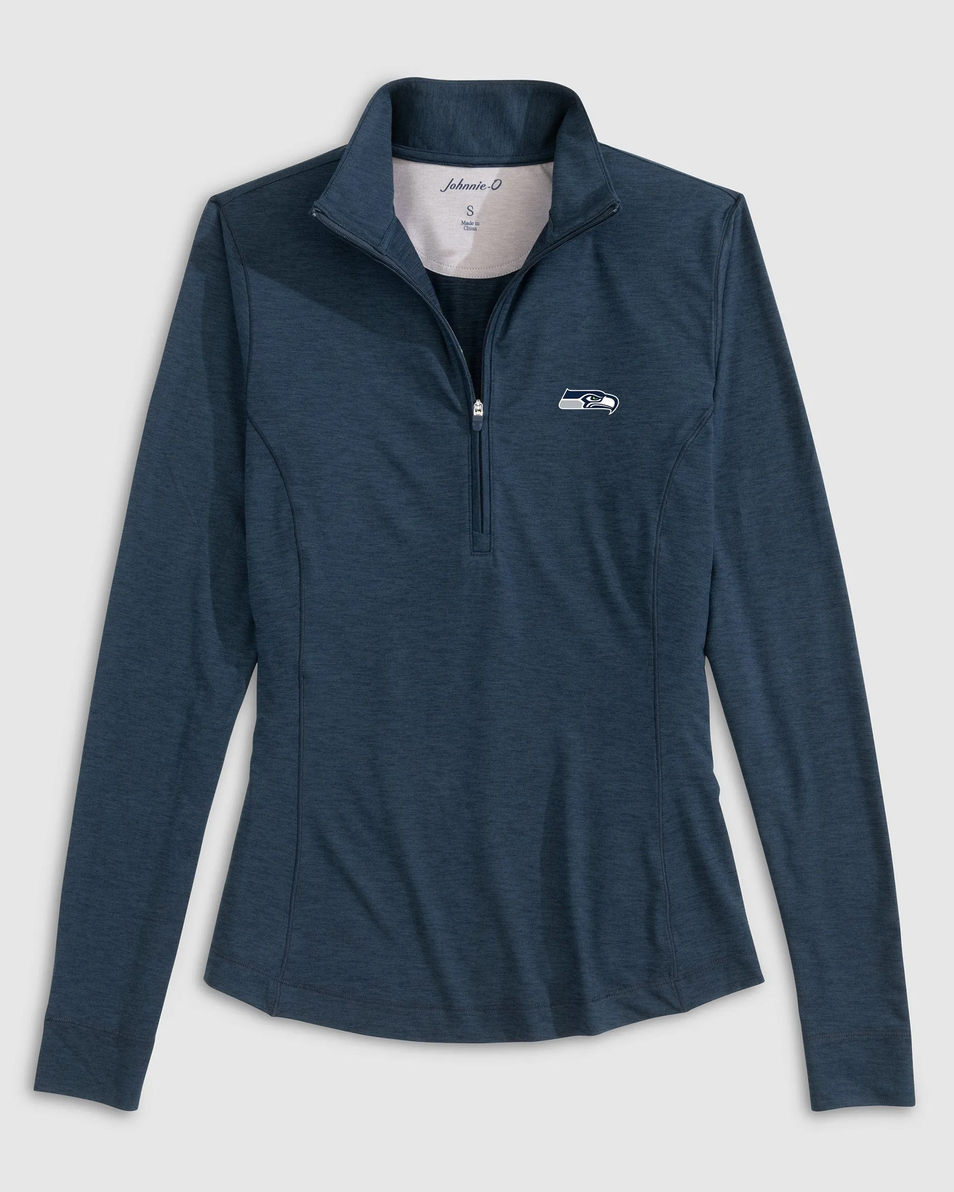 Women's Seattle Seahawks Susie Performance 1/4 Zip sold by Johnnie-O product image thumbnail 2