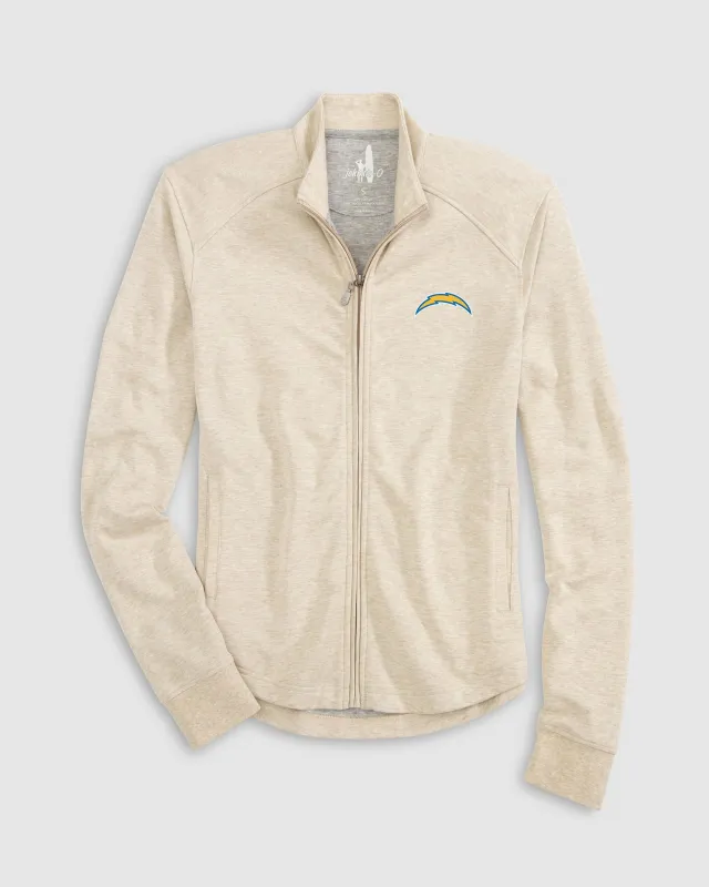 Women's Los Angeles Chargers Tomi Full Zip Jacket sold by Johnnie-O