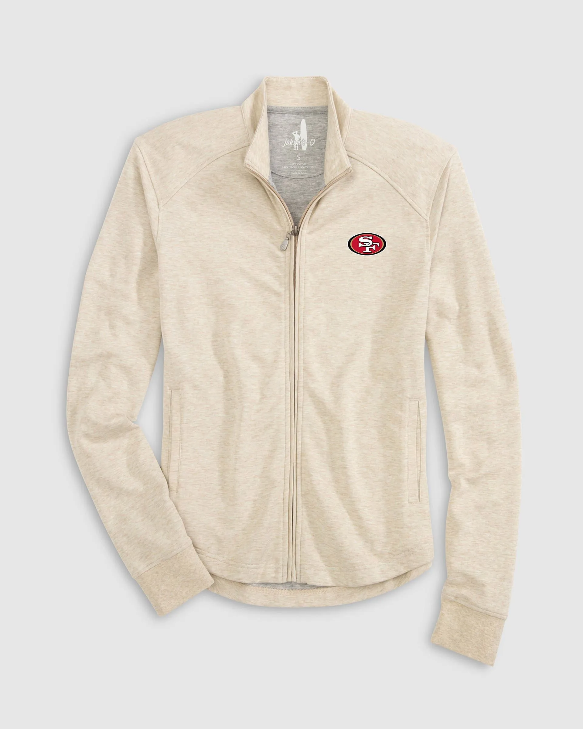 Women's San Francisco 49ers Tomi Full Zip Jacket sold by Johnnie-O product image thumbnail 2
