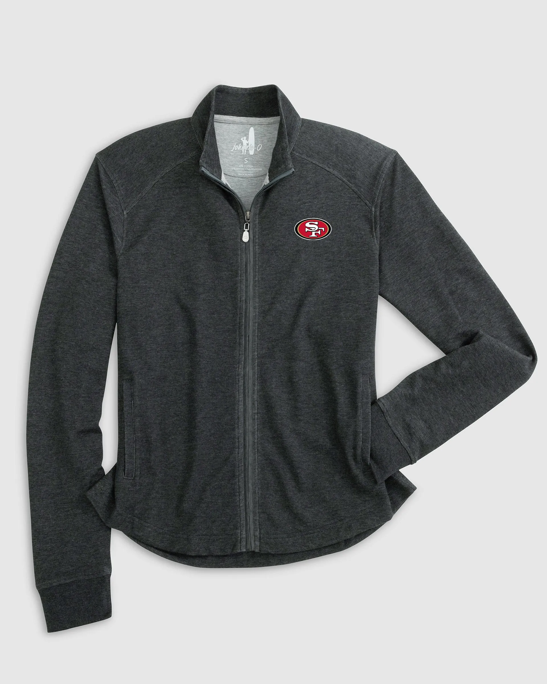 Women's San Francisco 49ers Tomi Full Zip Jacket sold by Johnnie-O product image thumbnail 4