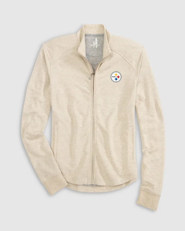 Women's Pittsburgh Steelers Tomi Full Zip Jacket sold by Johnnie-O