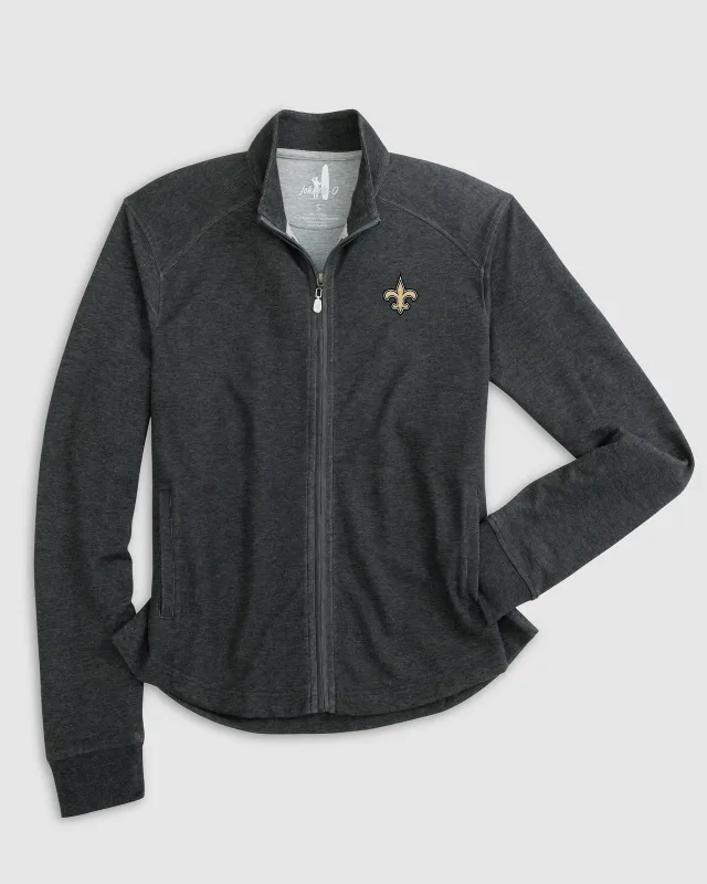 Women's New Orleans Saints Tomi Full Zip Jacket sold by Johnnie-O