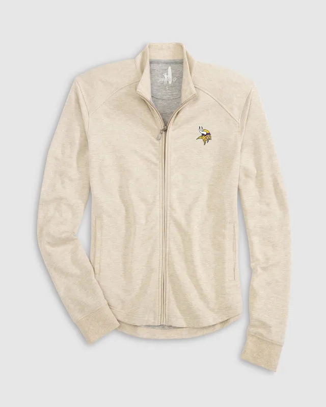 Women's Minnesota Vikings Tomi Full Zip Jacket sold by Johnnie-O