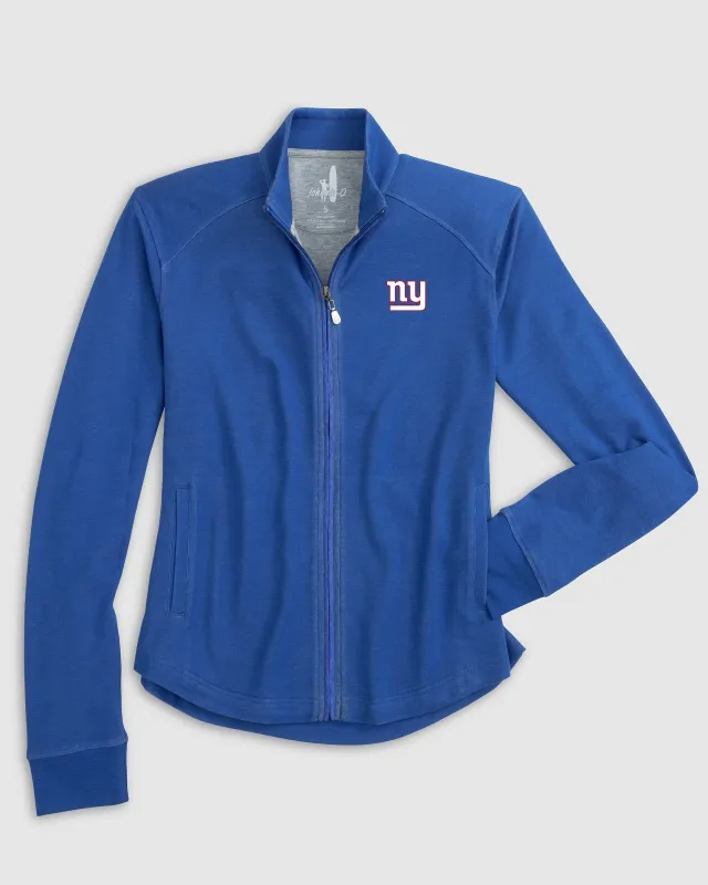 Women's New York Giants Tomi Full Zip Jacket sold by Johnnie-O