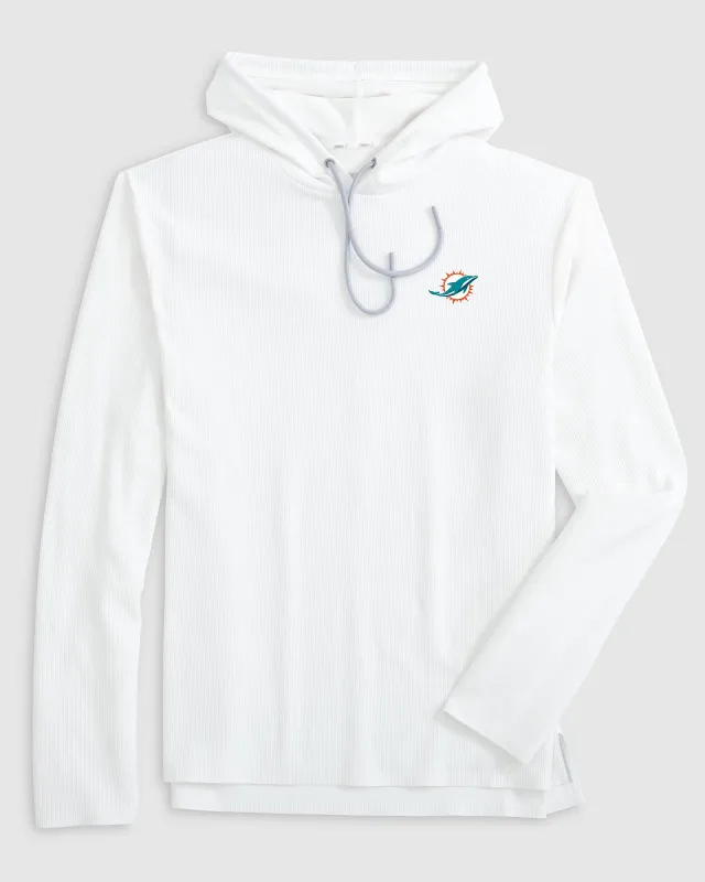Miami Dolphins Hoppin Performance Hoodie sold by Johnnie-O