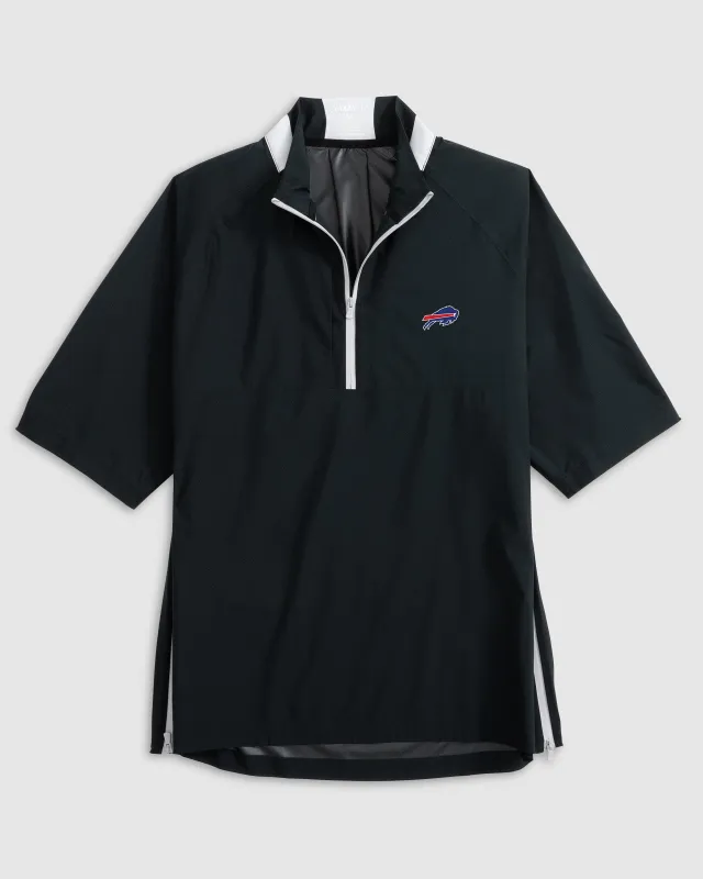 Buffalo Bills Stealth Stowable Short Sleeve Packable Rain Jacket sold by Johnnie-O