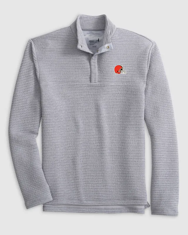Cleveland Browns Benjy Snap 1/4 Zip Pullover sold by Johnnie-O