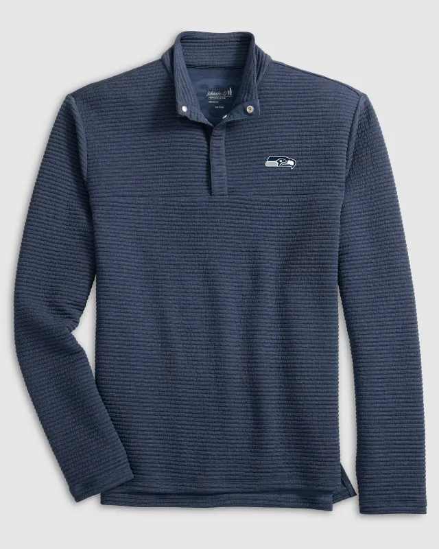 Seattle Seahawks Benjy Snap 1/4 Zip Pullover sold by Johnnie-O