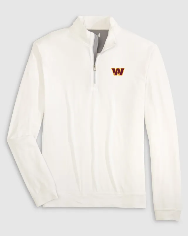 Washington Commanders Motion Performance 1/4 Zip Pullover made by Johnnie-O