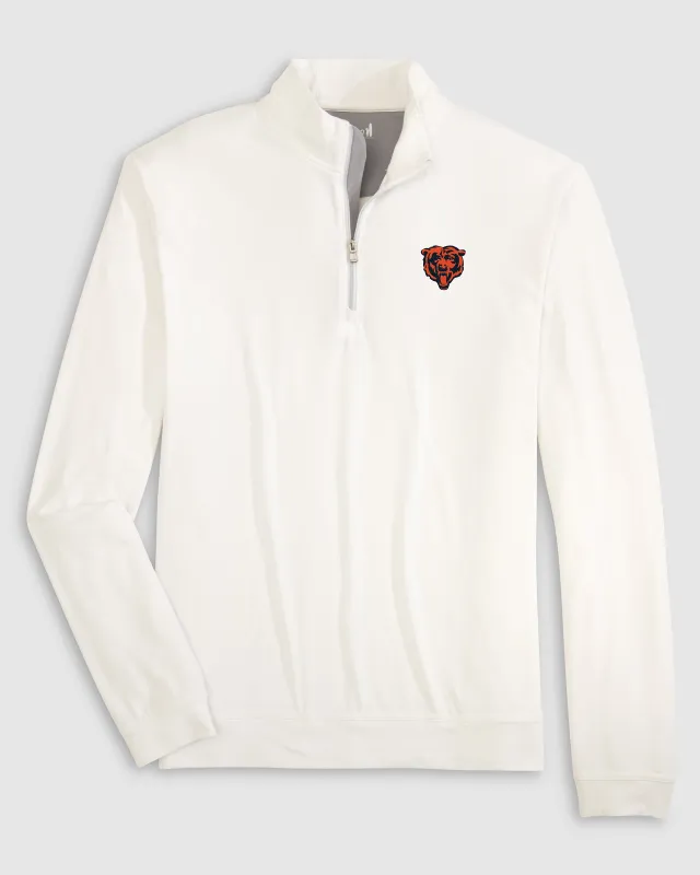 Chicago Bears Motion Performance 1/4 Zip Pullover made by Johnnie-O