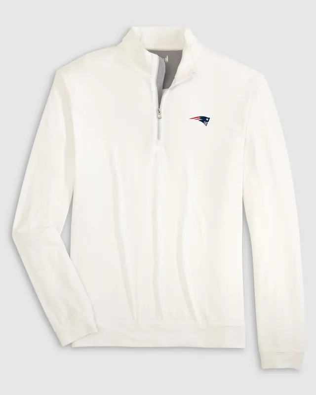 New England Patriots Motion Performance 1/4 Zip Pullover sold by Johnnie-O