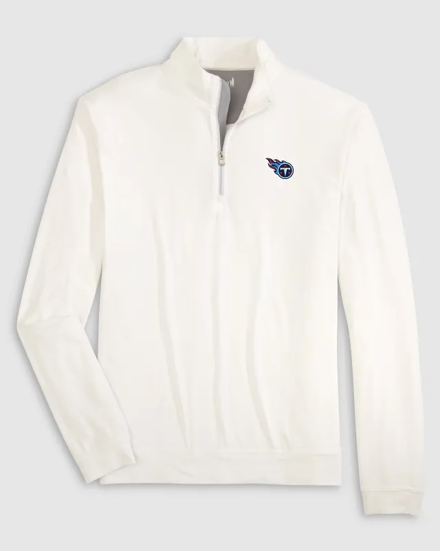 Tennessee Titans Motion Performance 1/4 Zip Pullover sold by Johnnie-O