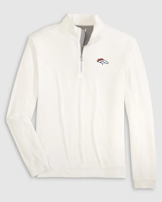 Denver Broncos Motion Performance 1/4 Zip Pullover sold by Johnnie-O