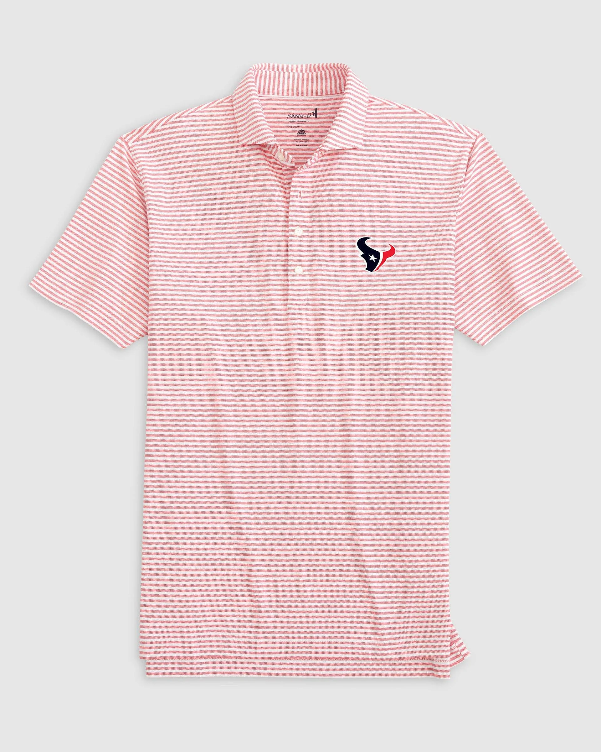 Houston Texans Stetsons Performance Mesh Polo sold by Johnnie-O