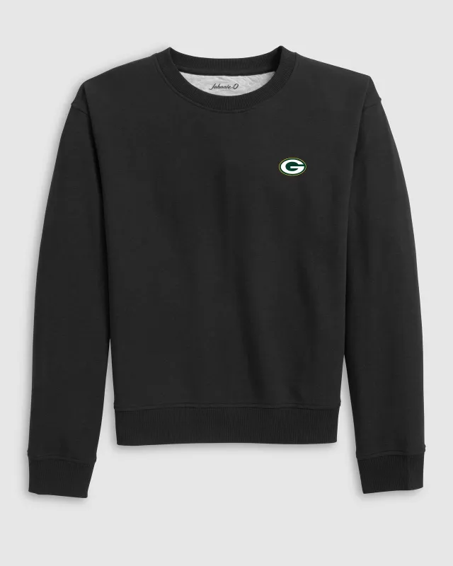 Women's Green Bay Packers Penny Crewneck Sweatshirt sold by Johnnie-O