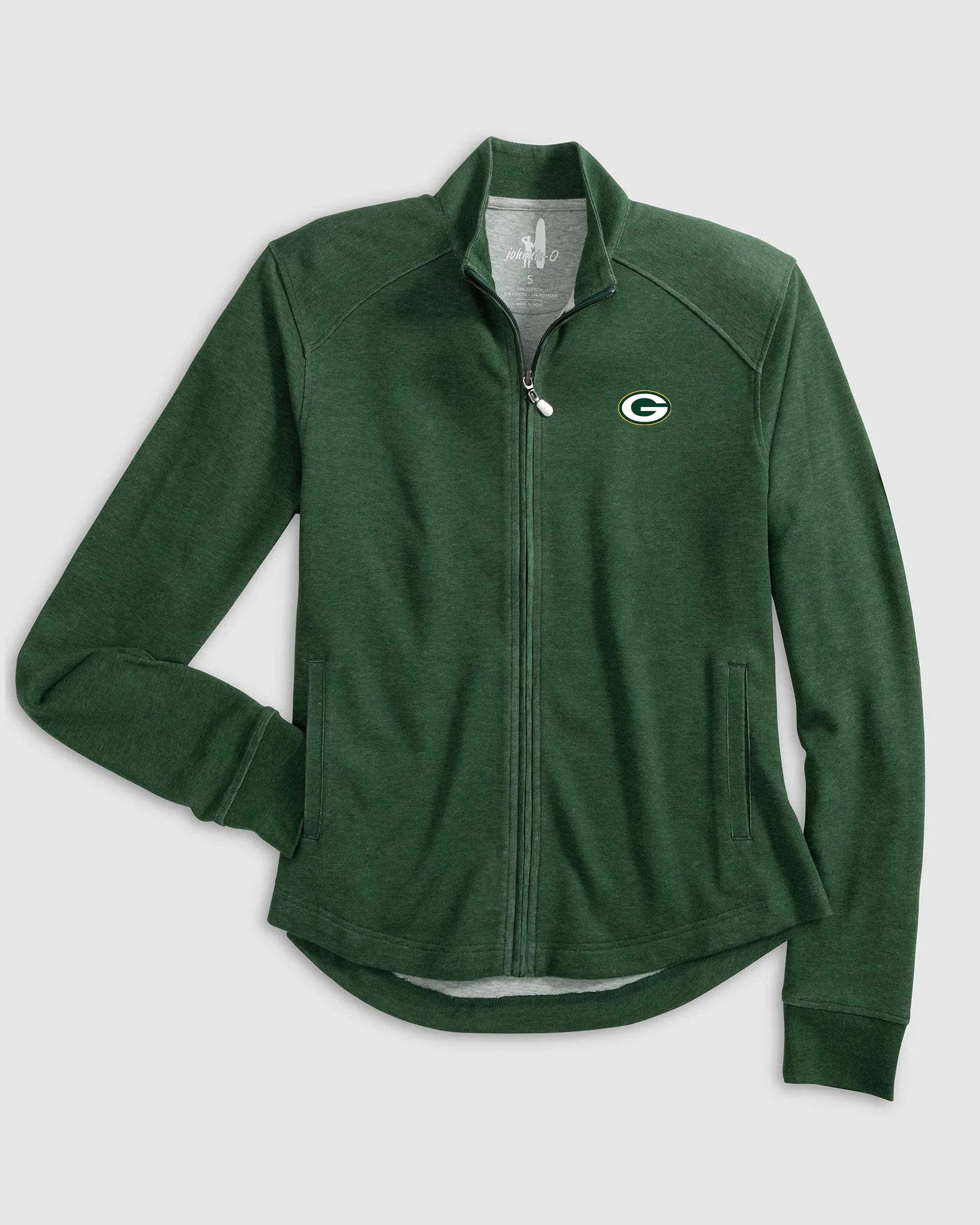 Women's Green Bay Packers Tomi Full Zip Jacket sold by Johnnie-O product image thumbnail 4