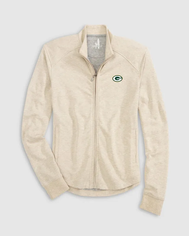 Women's Green Bay Packers Tomi Full Zip Jacket sold by Johnnie-O