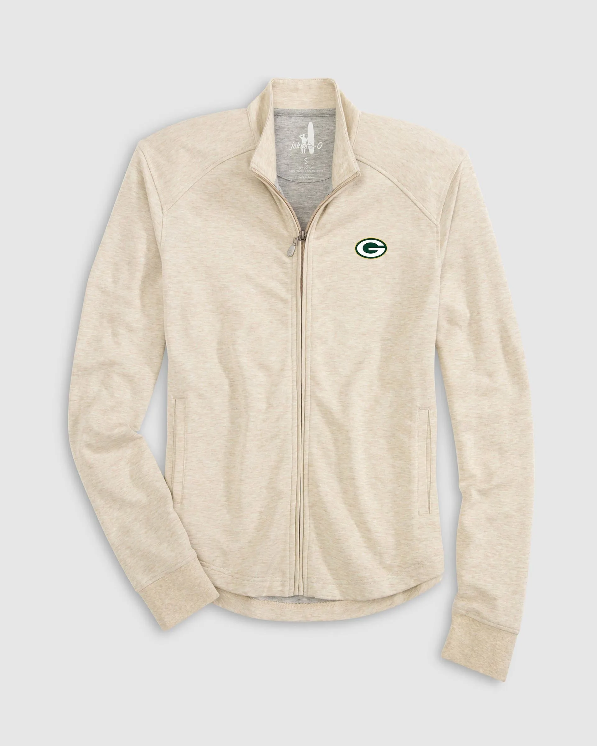 Women's Green Bay Packers Tomi Full Zip Jacket sold by Johnnie-O