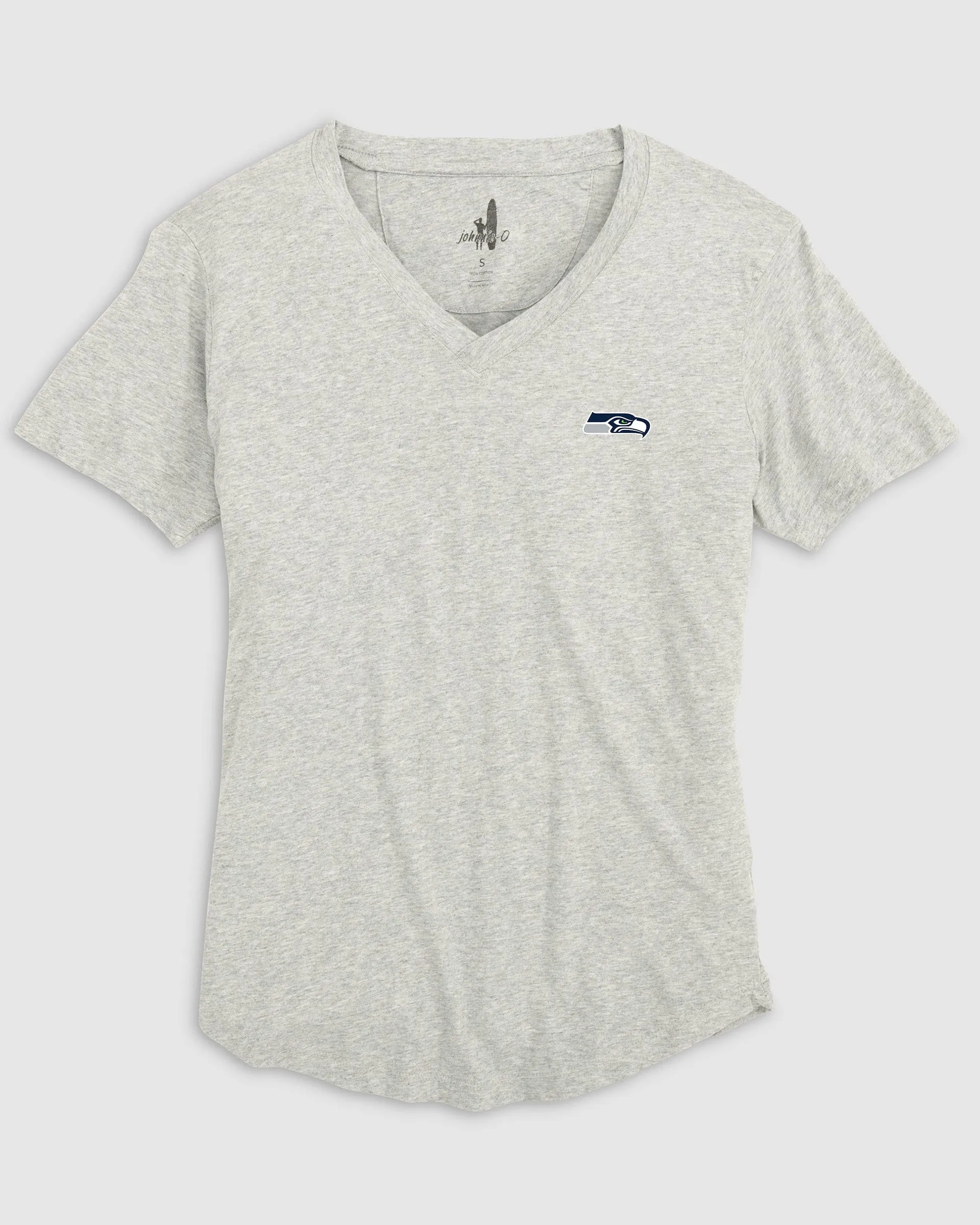 Women's Seattle Seahawks Merediths V-Neck T-Shirt sold by Johnnie-O product image thumbnail 4