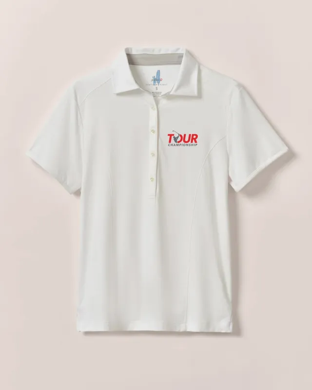 Women's PGA Tour Championship Angela Performance Polo sold by Johnnie-O