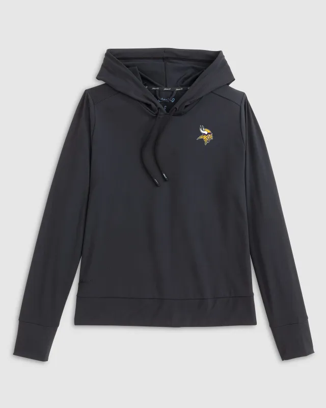 Women's Minnesota Vikings Nalla Performance Hoodie sold by Johnnie-O
