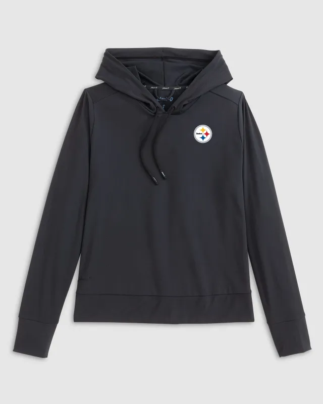 Women's Pittsburgh Steelers Nalla Performance Hoodie sold by Johnnie-O