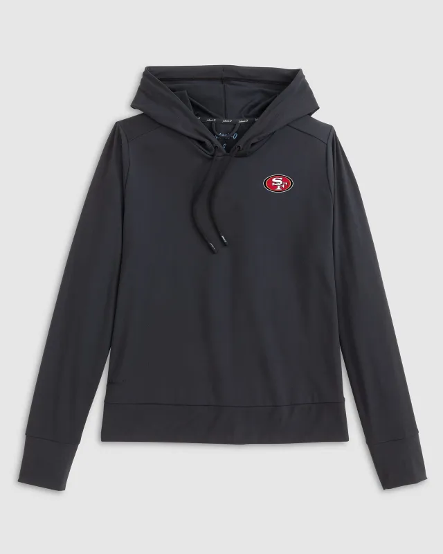 Women's San Francisco 49ers Nalla Performance Hoodie sold by Johnnie-O