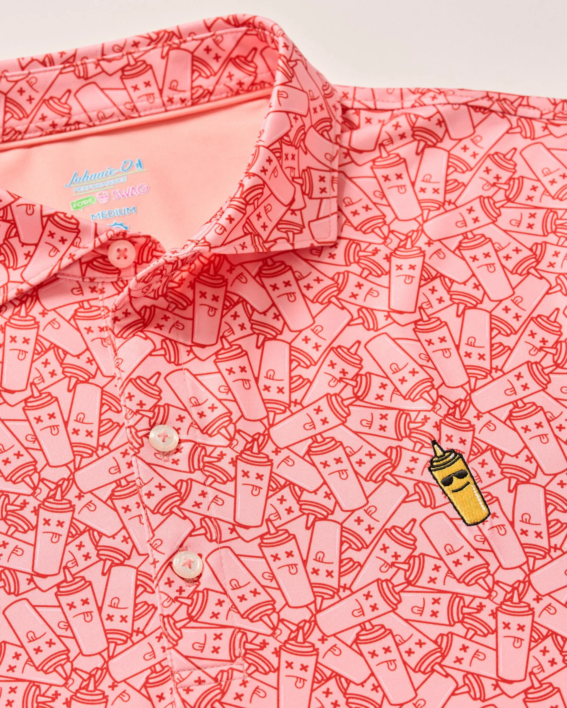 SWAG Golf x Johnnie-O Performance Polo - No Ketchup sold by Johnnie-O product image thumbnail 3